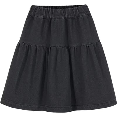 Spijkerrokje voor babymeisjes Kids on the Moon Charcoal