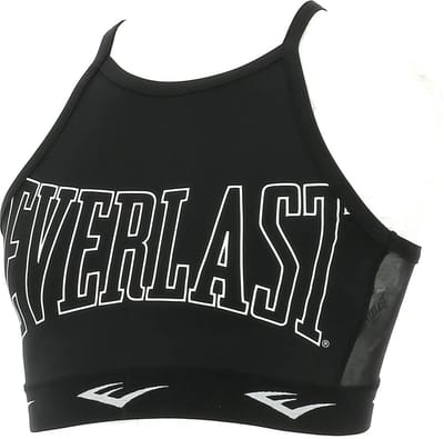 Everlast Duran Sport BH - Topje - Zwart met wit (Beschikbaar in verschillende maten)