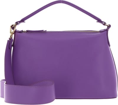 LIU JO Leren Schoudertas Handtas LH X LJ Calf Hobo Violet Paars