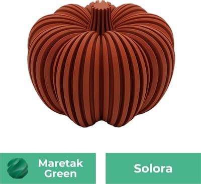 Solora pompoen beeld – Decoratief beeld - Maretak Groen - 3d geprinte beeld – Herfst woondecoratie - 10CM