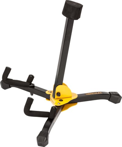 HERCULES Stands HCGS-402BB gitaarstandaard, compact, voor elektrische gitaar, tas