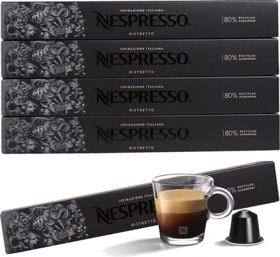 Koffiecapsules Koffie met smaakcapsules Decaffeinato Ispirazione Ristretto, decafé NESPRESSO