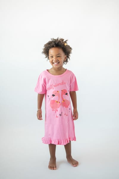 Fun2Wear - Beste Vrienden Bigshirt | Sachet Roze - Katoen - Maat 92