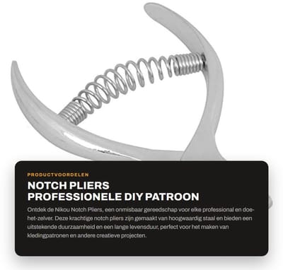 Dailygoods- Gaatjestang voor Leder - Ponstang - Gaatjestang voor Papier - Professionele Ontwerper - Sterk en Duurzaam - 10,5 x 7 cm - Punch