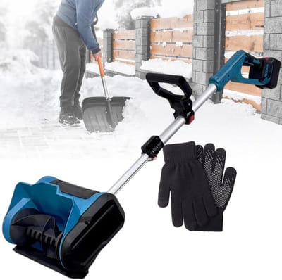 Sneeuwruimer op accu - Elektrische sneeuwblazer - Opritten sneeuwvrij maken - 26 ft werpafstand - 122" breed x 6" diep