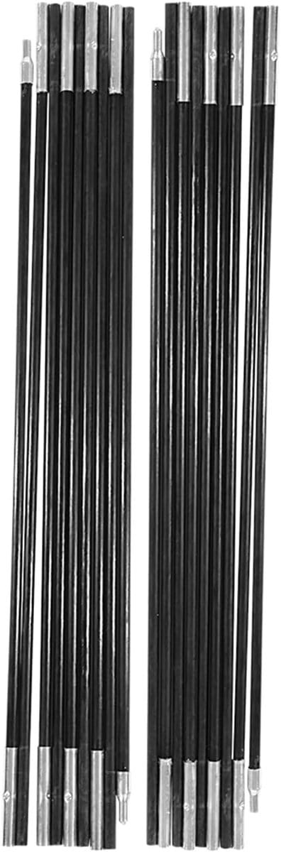 Tentstokken Set - Kampeer Accessoires - Tent Reparatie - Duurzaam Glasvezel - 4.9 Meter Lengte