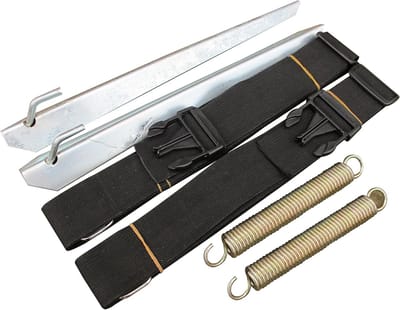 Spanbanden Set - Bevestigingsriemen Tent - Luifel Stabiliseren - Universeel Geschikt - 2 Haringen 2 Veren
