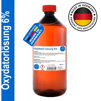 HERRLAN ® Oxydatoroplossing 6% gestabiliseerd-waterstofperoxide Food Grade voor aquaria en vijvers Zuurstofdispenser Lösu