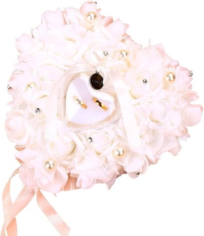 Elegante Ringkussen voor Trouwen, Perfect als Gastcadeau, Luxe Ringdoos en Decoratie