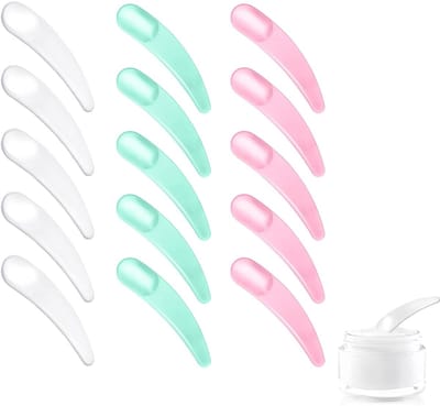 Cosmetische Spatel - 15 Stuks - Gezichtscreme Lepel - Maskerspatel - Make-Upspatel - Skincare Applicator - Cosmetische Lepel - Meerkleurige - Geschikt Voor Gezichtscrème, Make-Upmasker, Bodylotion, Zelfgemaakte Cosmetica En Huidverzorgingsproducten