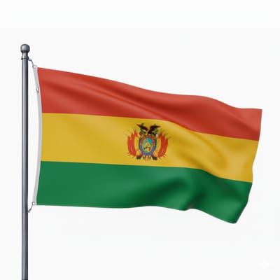 Trasal - vlag Bolivië / Bolivia - boliviaanse vlag 150x90cm