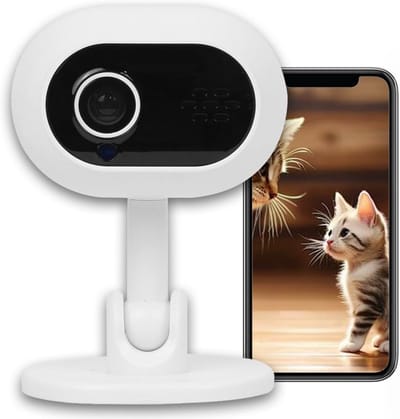 Draadloze Beveiligingscamera Binnen Buiten 1080P HD met Bewegingsdetectie en Nachtzicht