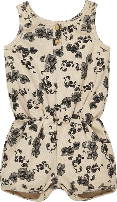 Little Indians Jumpsuit Short Sea Tangle - Onesie - Meisjes - Maat: 3-4 Y