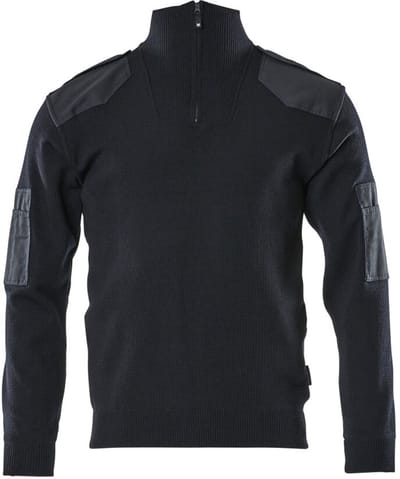 Mascot Frontline Gebreide trui met korte rits 17205-939 - donkermarine - M