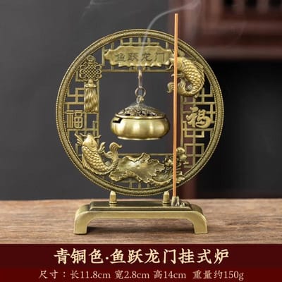 Vijf Zegeningen Chinese Wierookhanger Sandelhout Kleine Gelukswolk Anti-aanbak Wierookbrander Thee Wierook Taoïstische Ornamenten