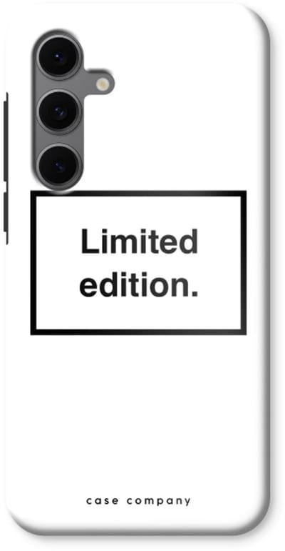 Case Company® - Hoesje geschikt voor Samsung Galaxy S24 FE hoesje - Limited edition - Tough Case - Maximale Bescherming alle Kanten en Schermrand