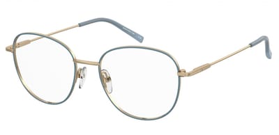 Seventh Street 7A 631 Gold blue 51/17/140 WOMAN Brilmonturen