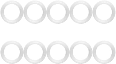Set van 10 stuks 1.5" Siliconen O-Ringen voor Sanitaire Klem en Fittingen - Geschikt voor OD 50.5mm Sanitaire Pijpen en Lassen