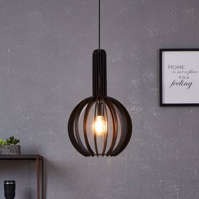 EGLO Velasco Hanglamp - E27 - Ø 31 cm - Zwart