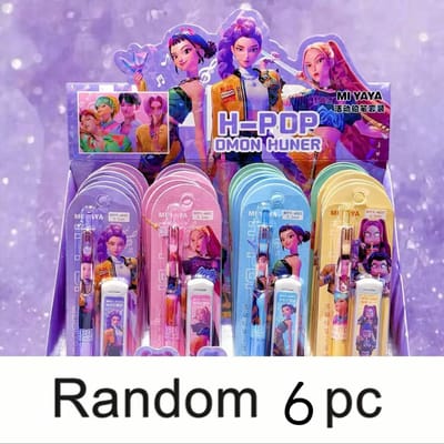 Nieuwe K-POP Demon Hunters Mechanische Potlood Collectie met Vullingen 0.5mm Cartoon Schrijfpennen Schoolbenodigdheden Cadeau voor Kinderen en Fans