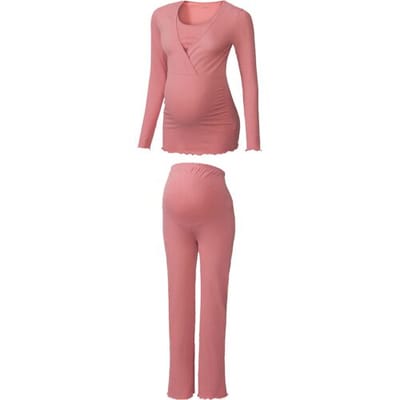 ESMARA Dames zwangerschapspyjama (Lichtroze, XS (32/34))