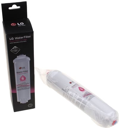 LG Waterfilter FSS-002, past bij alle modellen waar het filter tussen de slang wordt gekoppeld.