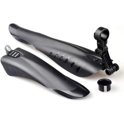 2 pièces garde-boue de vélo VTT vélo avant arrière pneu roue garde-boue garde-boue VTT vélo route garde-boue accessoires de vélo pièces de vélo gray