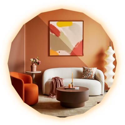 Tulup LED Spiegel - Wielhoekige LED Spiegel - 50 cm x 50 cm - Badkamerspiegel Wielhoekig LED - Design Spiegel Geometrisch LED - LED-spiegel voor Woonkamer - Warm Wit 3000K