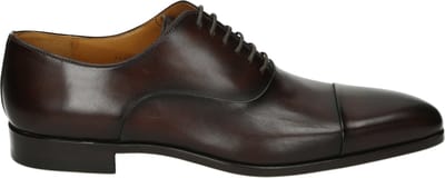 Magnanni - 23807 MILOS - Nette herenschoenenHeren veterschoen - Kleur: Bruin - Maat: 40