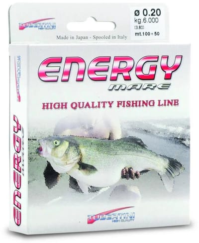 Tubertini Energy Mare Monofilament 250 M Transparant 0.180 mm