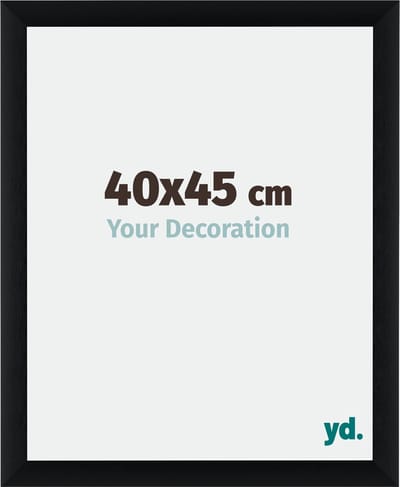 Your Decoration - Fotolijst 40x45 cm - Aluminium - Zwart Geborsteld - Tucson