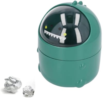 Mini Prullenbak voor Bureau of Badkamer - Schattige Papieren Afvalbak met Deksel voor Bureau, Keuken en Woonkamer
