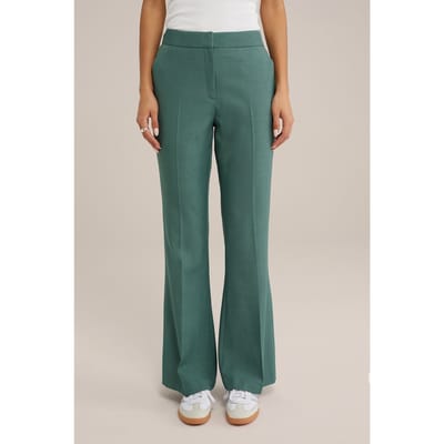 We Fashion Trouser Light Green Maat: W44 | Pantalons Outlet | Dames | Groen