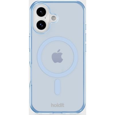 Phone Case Transparent Magsafe Compatible Mineral Blue iPhone 17
