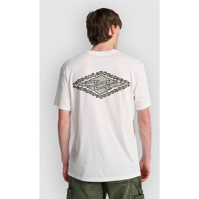 Billabong Crayon Wave T-shirt Met Korte Mouwen Wit L Man