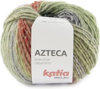 Katia Azteca - 7881 rode besjes - Wol/Acryl Garen
