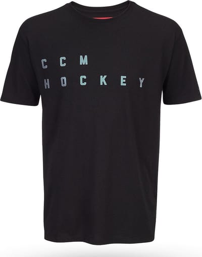 CCM - Blackout - T-shirt Korte mouw - IJshockey Casual - Volwassenen - Zwart - M