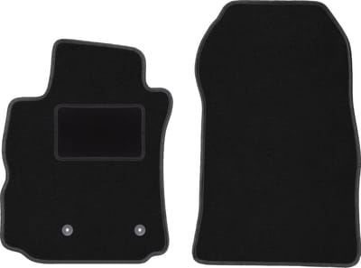Voormatten zwart voor: Renault Modus minivan (2004-2012)