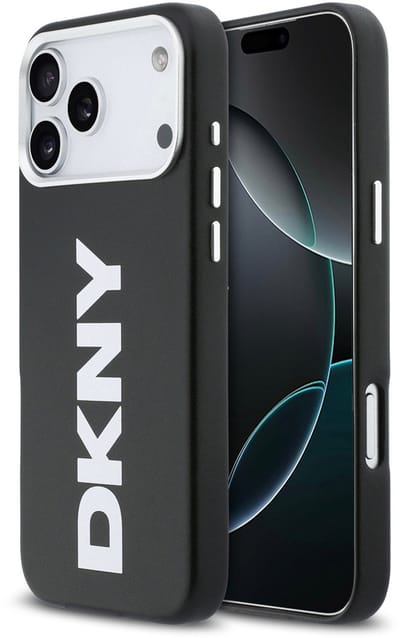 DKNY telefoonhoesje voor iPhone 17 Pro Max - MagSafe geschikt - Zwart