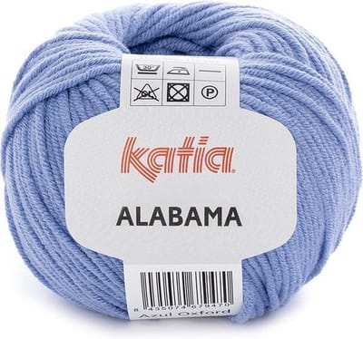 Katia Alabama - 14 lichtblauw - Katoen/Acryl Garen