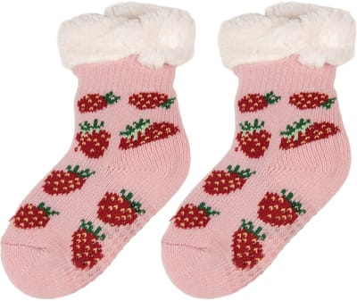 Clayre & Eef Huissokken Baby Voor 0-24 Maanden Roze Synthetisch