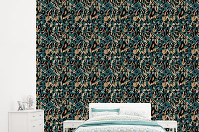 Behang - Fotobehang Panter - Luxe - Patronen - Breedte 245 cm x hoogte 220 cm
