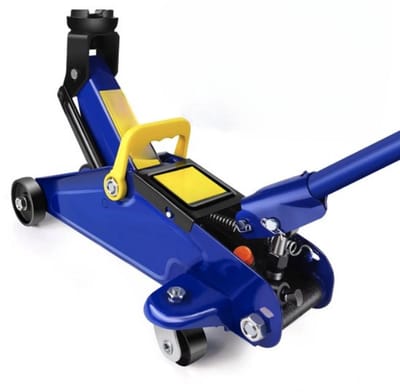 Hydraulische Trolley Jack - 2 Ton, Kraan Hijskop Vloer Jack en Heavy Duty Auto & Caravan Standhouder - Voor Reparatie