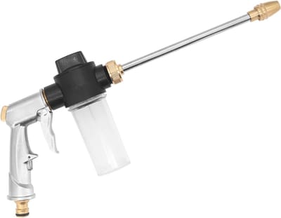 Schuimpistool tuinslang, RVS hogedruk schuimpistool autowas, schuimpistool voor autowas, waterspuit, 100 ML