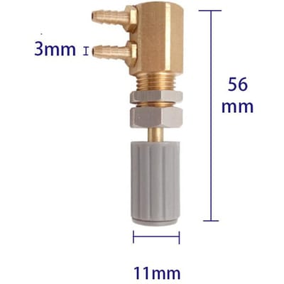 Jnsur F/T Type Tandheelkundige Lucht-Water Regelklep Schakelaar 3 Mm/5 Mm Tandartsstoel Turbine Vervanging Reserveonderdelen