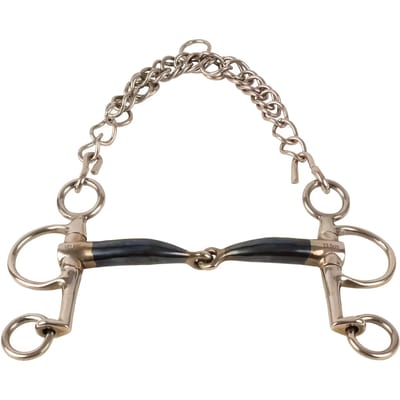 Velari - Pelham enkel gebroken kort sweet iron 16mm 11,5cm