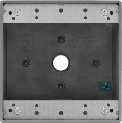 Weerbestendige Elektrische Outlet Box met 3 Gaten voor Buiteninstallaties