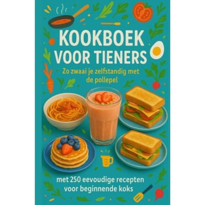 Kookboek Voor Tieners Zo Zwaai Je Zelfstandig Met De Pollepel:Het Perfecte Cadeau Voor Tieners - Sabine wolfgang