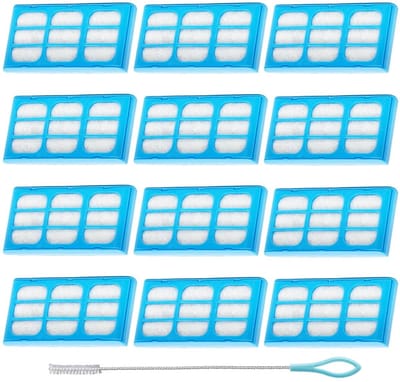 Dailygoods- Filterpatronen 12 Stuks - Vervanging voor Cat Mate - Drinkwater Fontein Filter - Actieve Kool - Ionenuitwisselingshars - Houdt Water Vers - Waterfilter