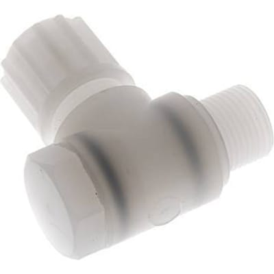 12x10mm & G3/8'' PVDF L-Vorm Knelfitting Buitendraad Banjo Bout 10bar